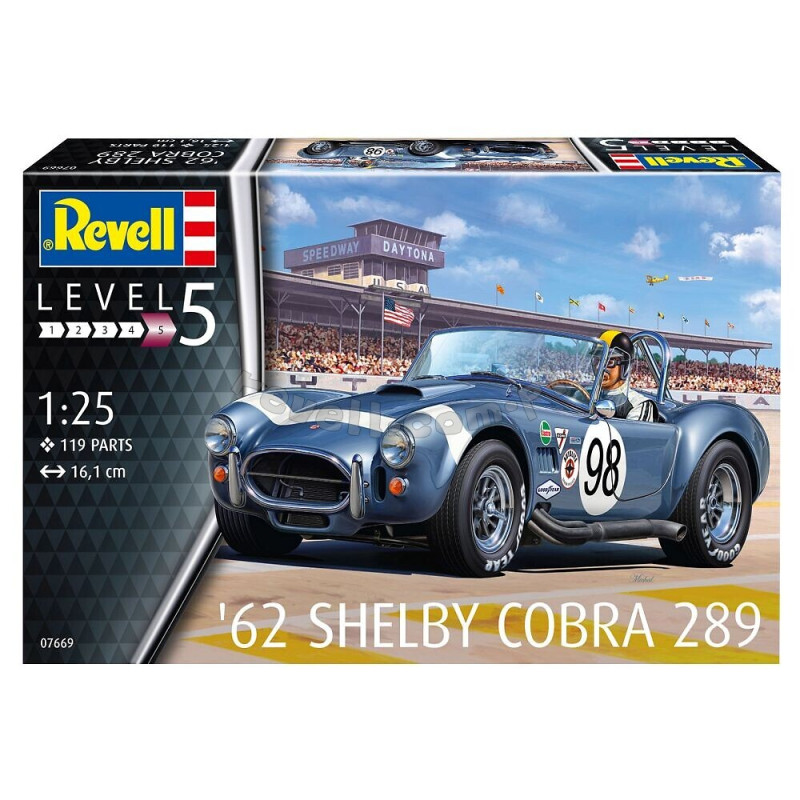 REVELL 1/24 SHELBY COBRA "1962 MODEL GIFT SET (67669)