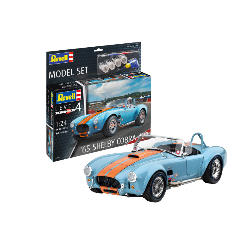 REVELL 1/24 `65 SHELBY COBRA 427 MODEL   SET (67708)