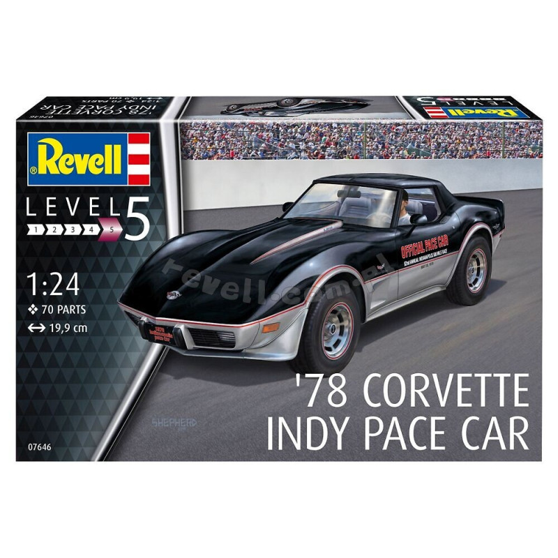 REVELL 1/24 CORVETTE INDY PACE CAR '1978 SET (67646)