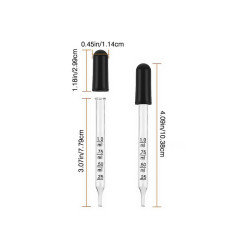 SKLENĚNÁ PIPETA 1 ml - přímá / kapátko