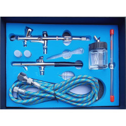 MG AEROGRAPH TG-208K + TG-128 + 0,2 / 0,3 / 0,35 / 0,5 mm s jehlou + hadice