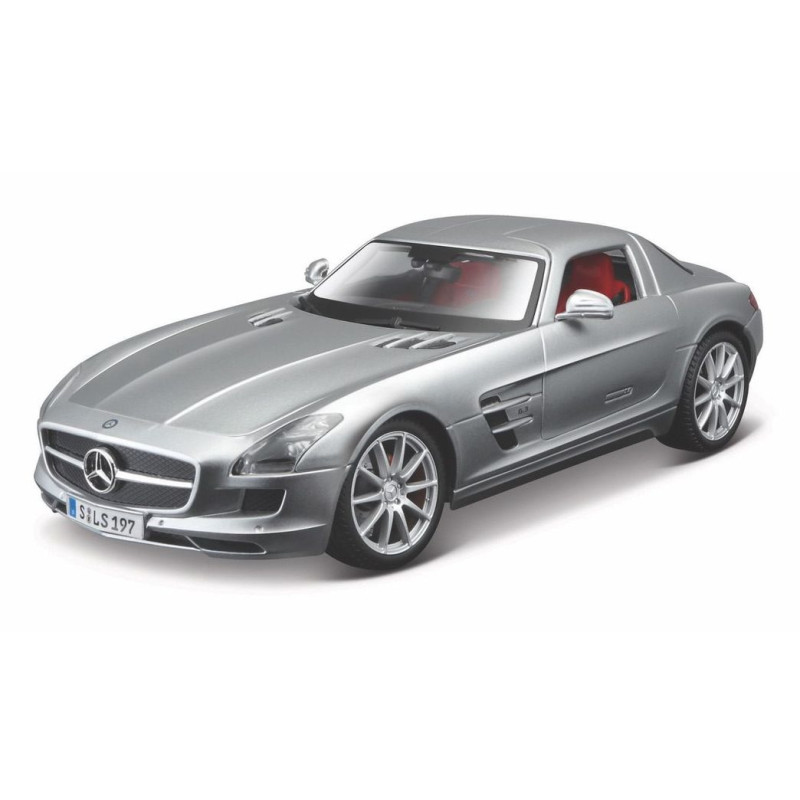 MAISTO 1/18 MERCEDES-BENZ SLS AMG Stříbrný