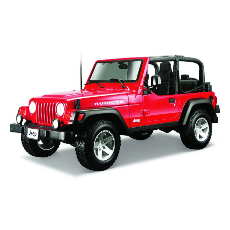 MAISTO 1/18 JEEP WRANGLER RUBICON        czerwony (31663)