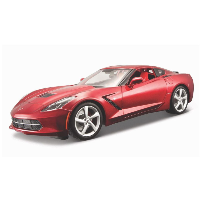 MAISTO 1/18 CORVETTE STINGRAY "2014      czerwona