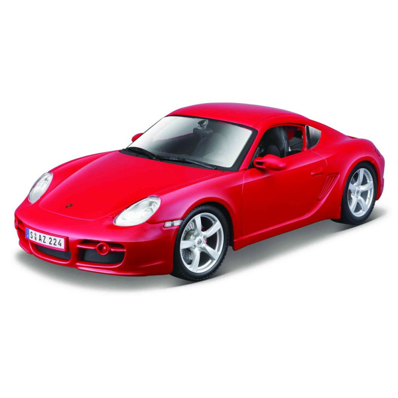 MAISTO 1/18 PORSHE CAYMAN S czerwone