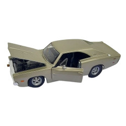 MAISTO 1/25 DODGE CHARGER R/T '1969 STŘÍBRNÝ