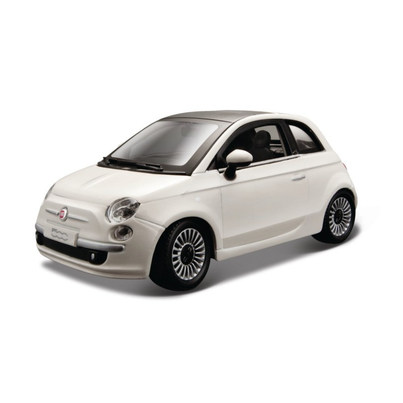 Bburago 1/24 FIAT 500 biały (18-22106)