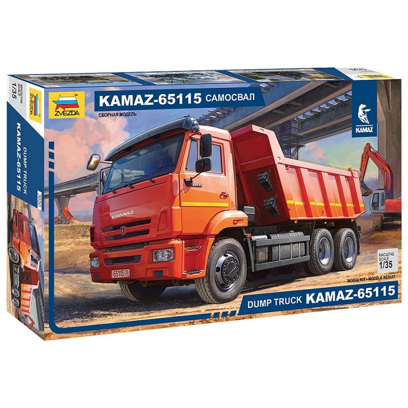 ZVEZDA 1/35 KAMAZ - 65115 SKLÁPĚČ (3650)