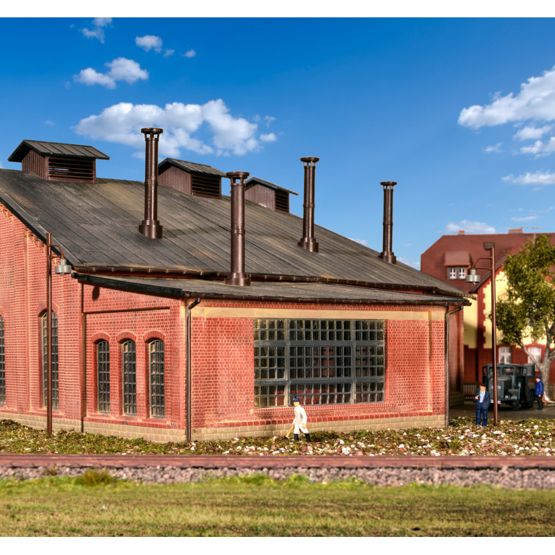 KIBRI 39454 H0 OUTBUILDING FOR FAN LOCOMOTIVE DEPOT