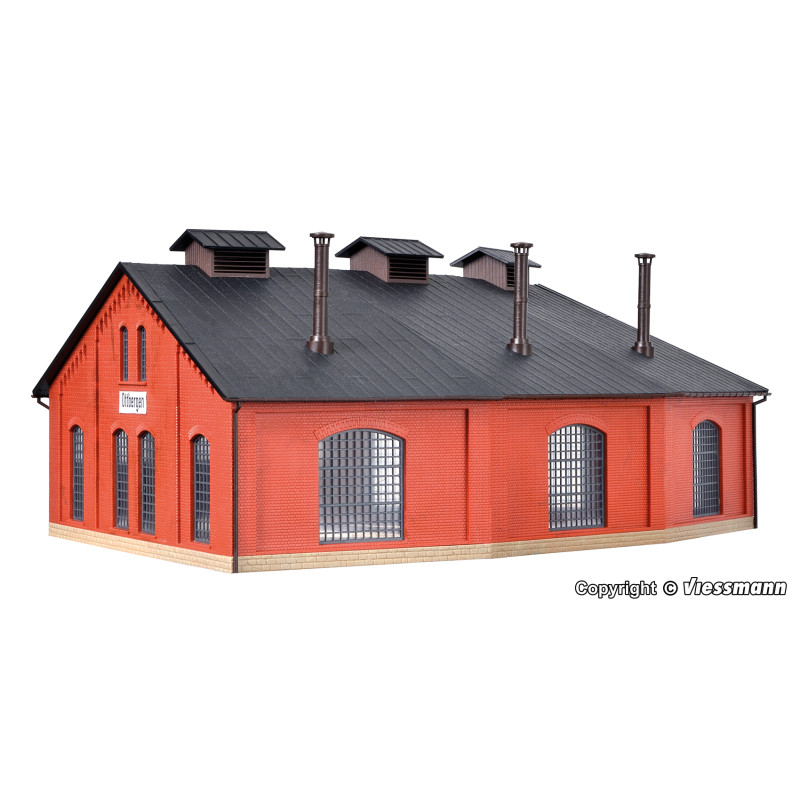 KIBRI 39452 H0 FAN LOKOMOTIVNÍ DEPO OTTBERGEN