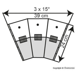 KIBRI 39452 H0 FAN LOKOMOTIVNÍ DEPO OTTBERGEN