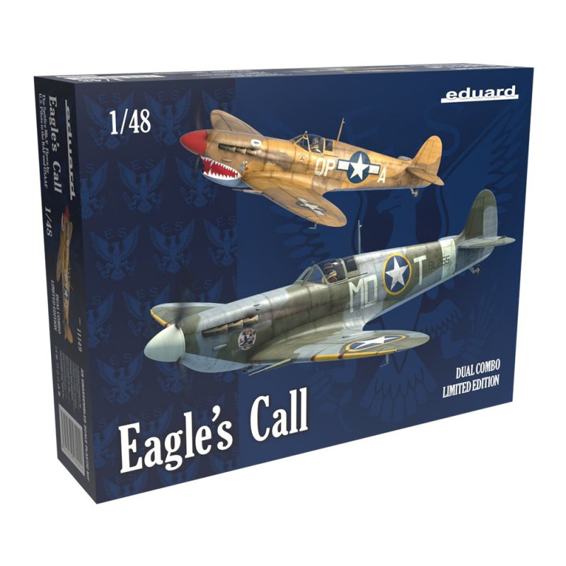 EDUARD 1/48 EAGLEs Spitfire MkVb, Mk.Vc. CALL DUAL COMBO (11149)