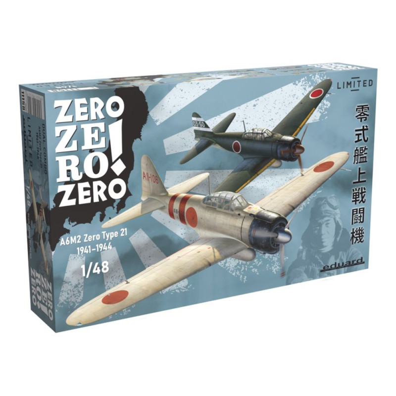 EDUARD 1/48 ZERO ZERO ZERO A6M2 Zero     Type 21 DUAL COMBO (11158) + cążki gratis