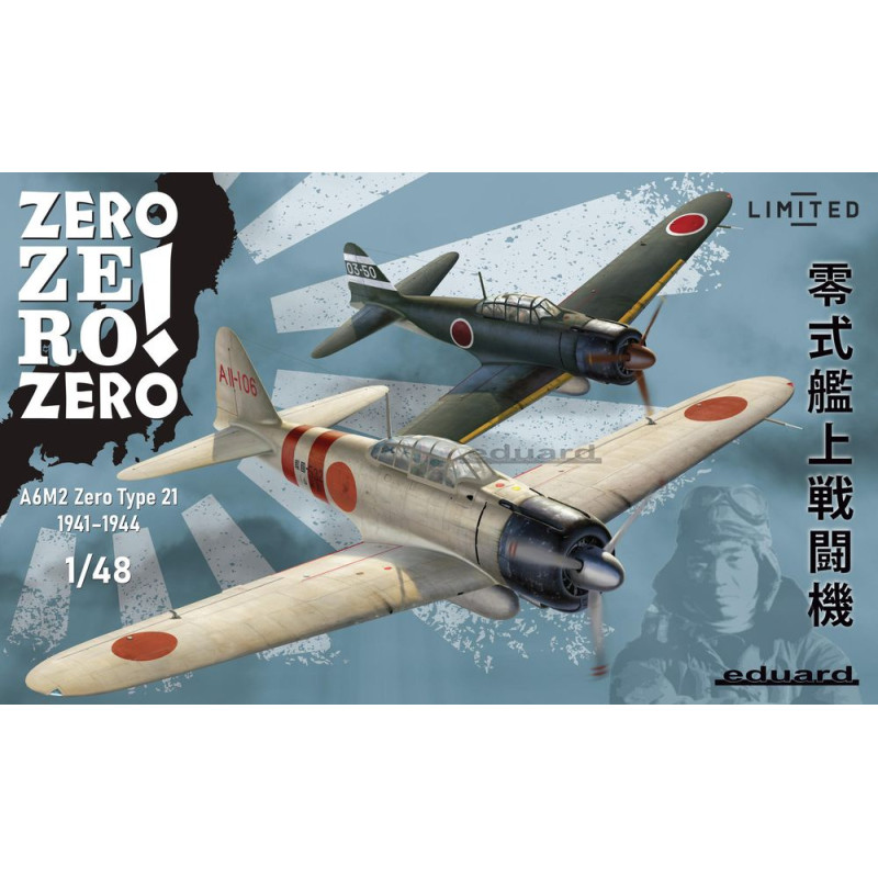 EDUARD 1/48 ZERO ZERO ZERO A6M2 Zero     Type 21 DUAL COMBO (11158) + cążki gratis