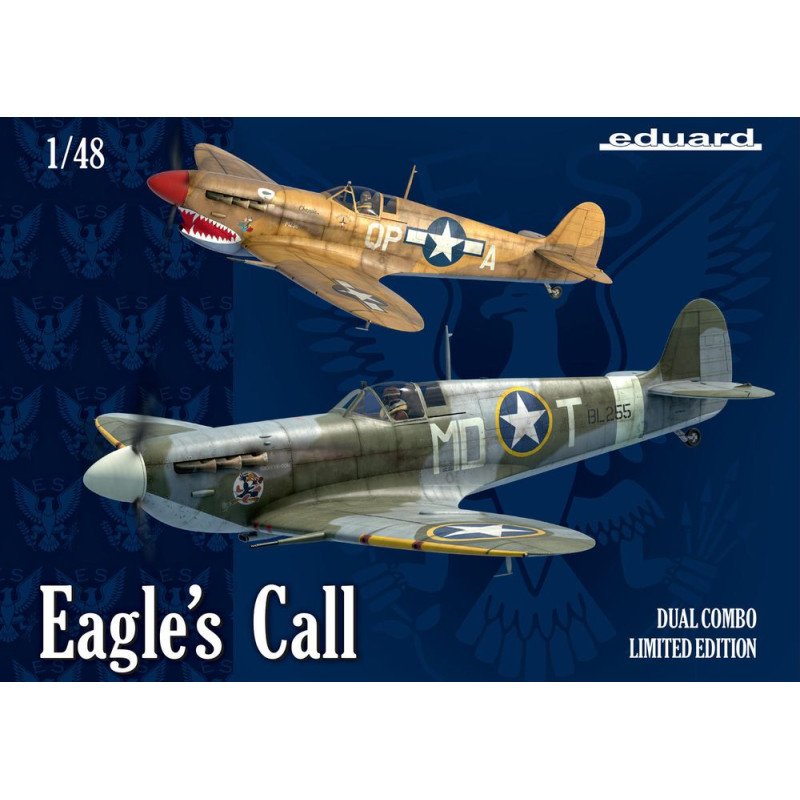 EDUARD 1/48 EAGLEs Spitfire MkVb, Mk.Vc. CALL DUAL COMBO (11149) + kleště zdarma