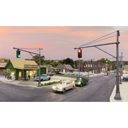 WOODLAND WJP5653 H0 SIGNAL ON MASS ( 4 pieces )