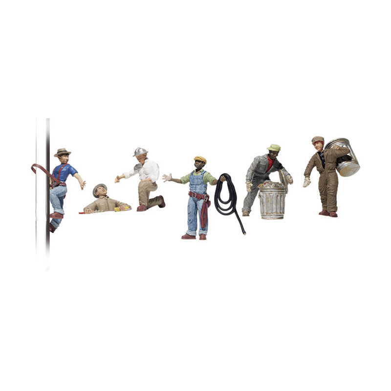 WOODLAND A1826 H0 FIGURES - CITY WORKERS