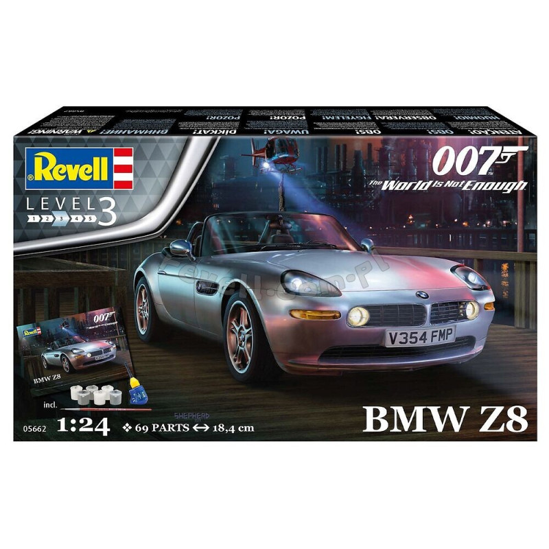 REVELL 1/24 BMW Z8 "JAMES BOND 007"      (05662) zestaw