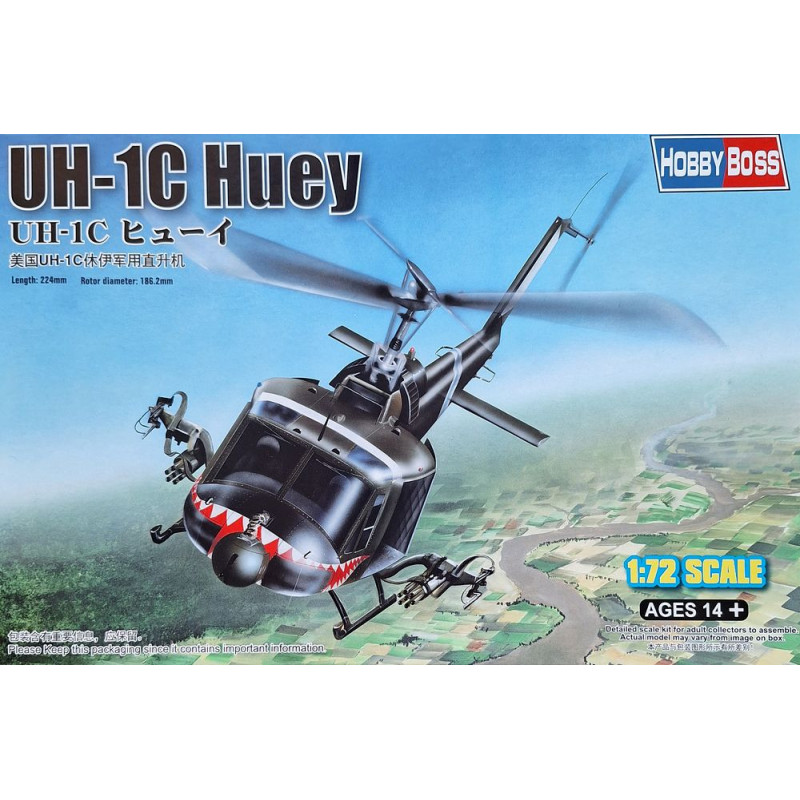 HOBBY BOSS 1/72 UH-1C HUEY (87229)