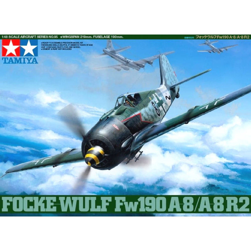 TAMIYA 1/48 FOCKE WULF FW 190 A8/A8R2 (61095)