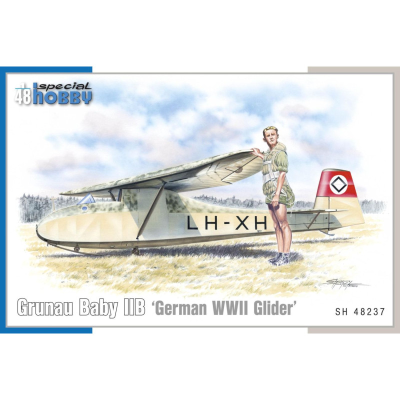 SPECIAL HOBBY 1/48 GRUNAU BABY IIB GERMAN WWII GLIDER (48237)
