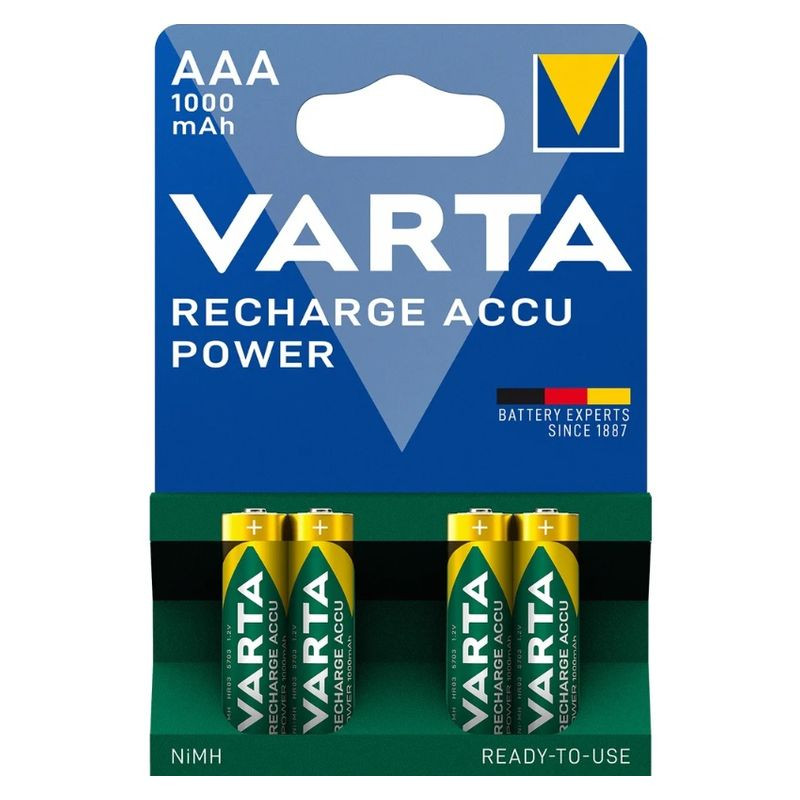 VARTA BATERIE AAA 1,2 V/1000 mAh NiMH ( 1 kus )