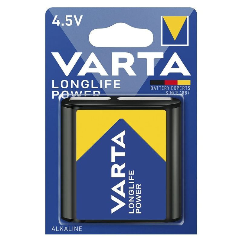 VARTA 3LR12 LONGLIFE POWER 4.5V "flat" BATTERY
