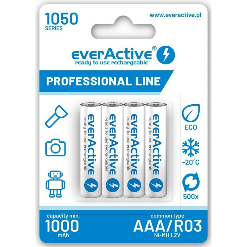 EVERACTIVE AAA BATERIE 1,2 V/1050 mAh PROFESSIONAL (1 kus )