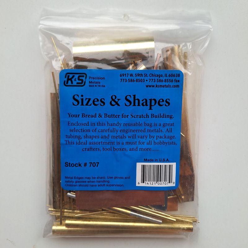 K&S TUBE SET - aluminum, brass, copper (54707)