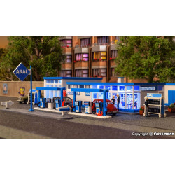 KIBRI 38541 H0 FUEL STATION ARAL