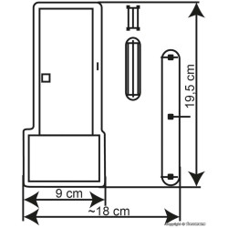 KIBRI 38541 H0 STACJA PALIW ARAL