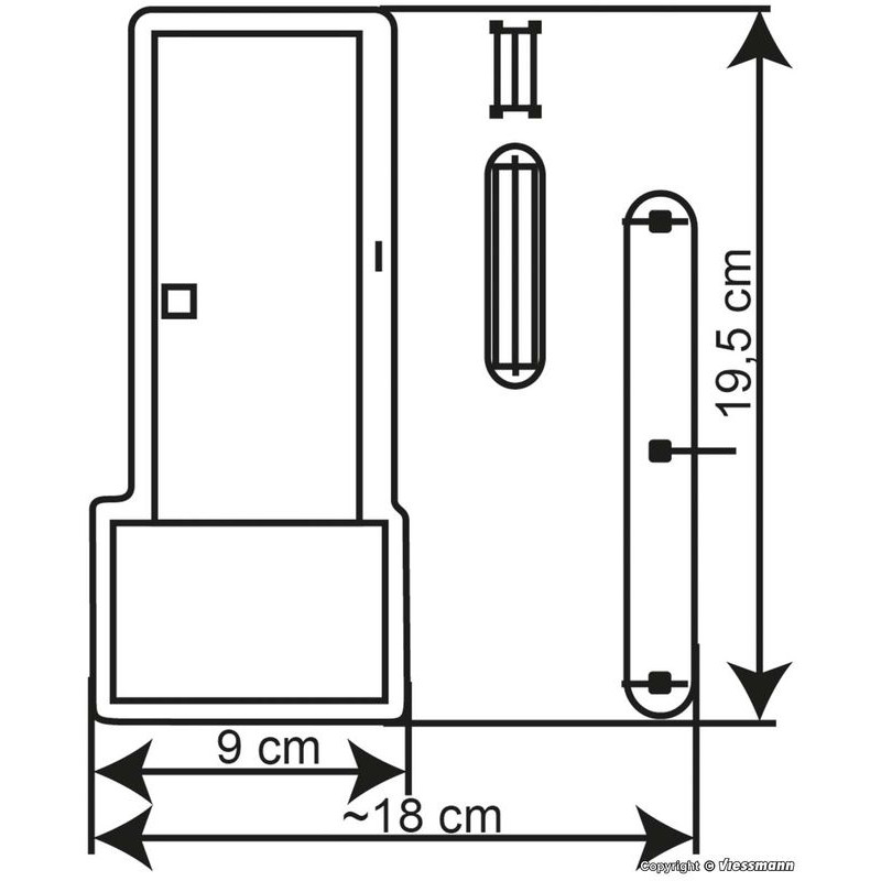 KIBRI 38541 H0 STACJA PALIW ARAL