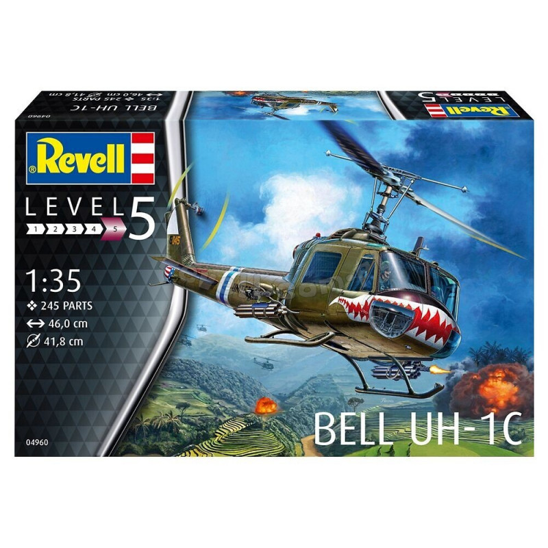 REVELL 1/35 BELL UH-1C (04960)