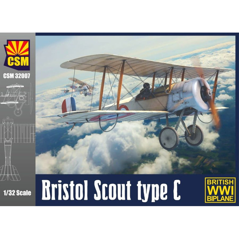 COPPER STATE MODELS 32007 - 1/32 BRISTOL SCOUT typ C