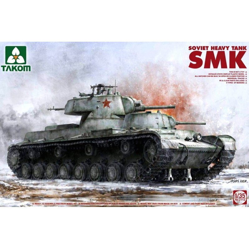 TAKOM 1/35 SOVIET HEAVY TANK SMK         (TAK2112)