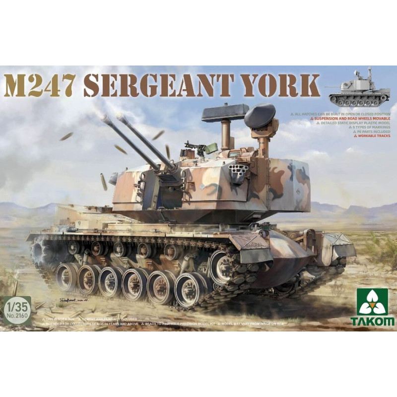 TAKOM 1/35 M247 SERGEANT YORK (TAK2160)