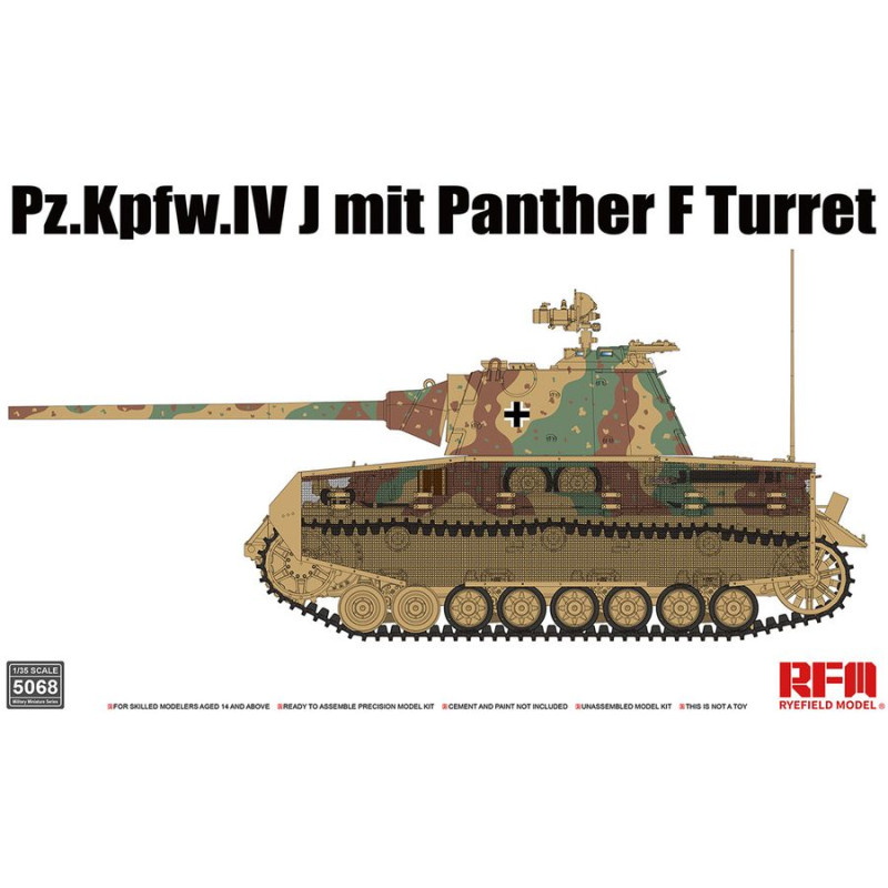 RFM 1/35 PZ.KPFW.IV J MIT PANTHER F      TURRET (RFM5068)