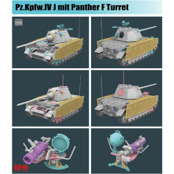 RFM 1/35 PZ.KPFW.IV J MIT PANTHER F VĚŽ (RFM5068)