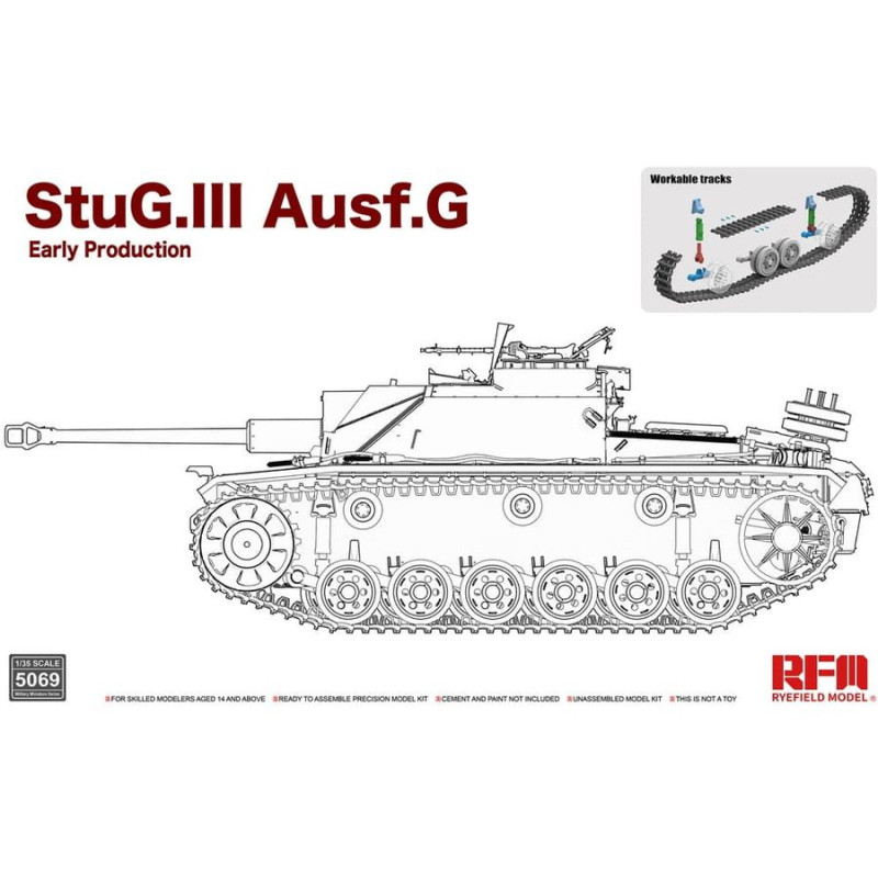 RFM 1/35 STUG.III AUSF.G RANÁ VÝROBA (RFM5069)