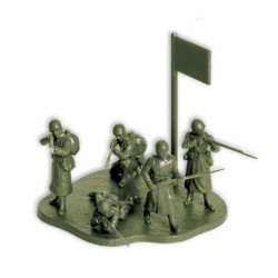 ZVEZDA 1/72 SOVĚTSKÁ PĚCHOTA V ZIMNÍ UNIFORMĚ (6197)