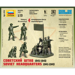 ZVEZDA 1/72 SOVIET HQ WWII 1941-1943 (6132)