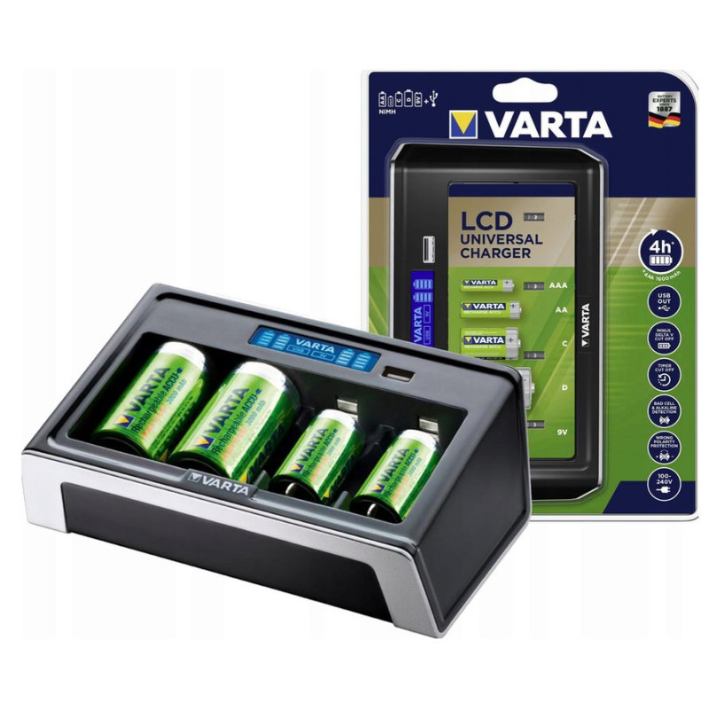 VARTA LCD UNIVERSAL CHARGER (57678)