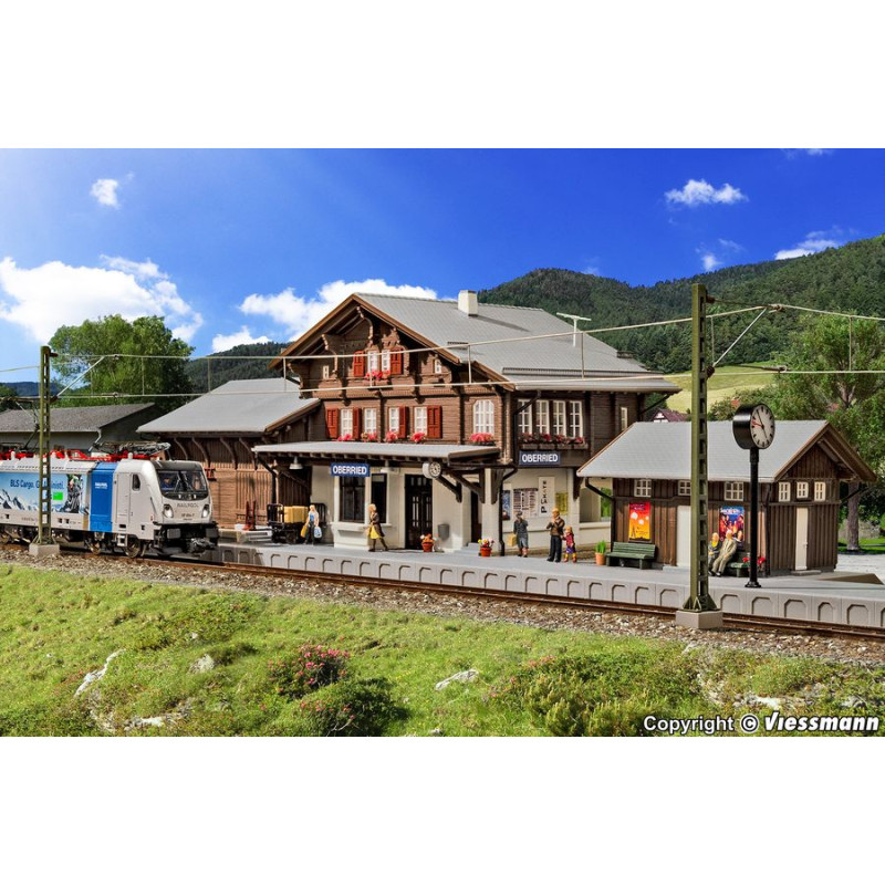 KIBRI 39370 H0 RAILROAD STATION OBERRIED