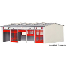 KIBRI 39219 H0 GARAGE FOR FIRE DEPARTMENT VEHICLES