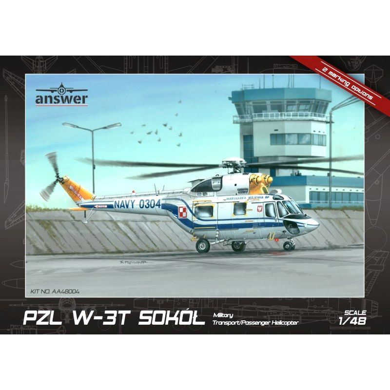 ANSWER 1/48 PZL W-3T FALCON POLISH NAVY TRANSPORT HELICOPTER (48004)