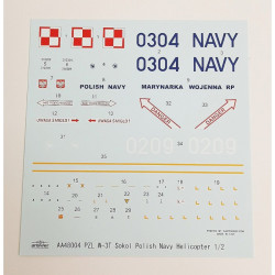 ANSWER 1/48 PZL W-3T SOKÓŁ POLISH NAVY   TRANSPORT HELICOPTER (48004)