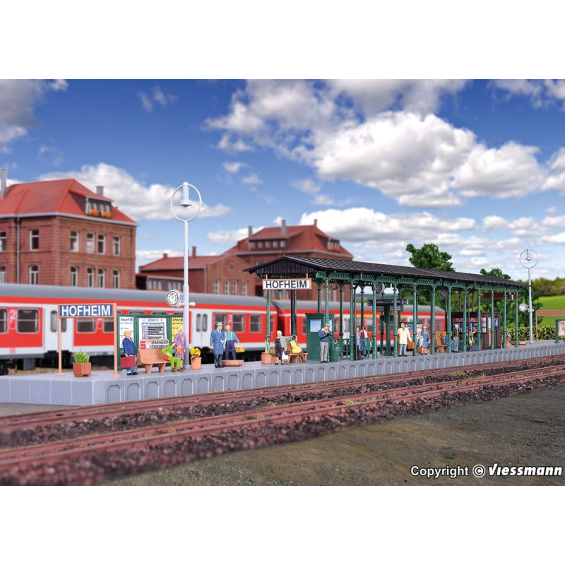 KIBRI 39566 H0 HOFHEIM PLATFORM WITH SHELTER