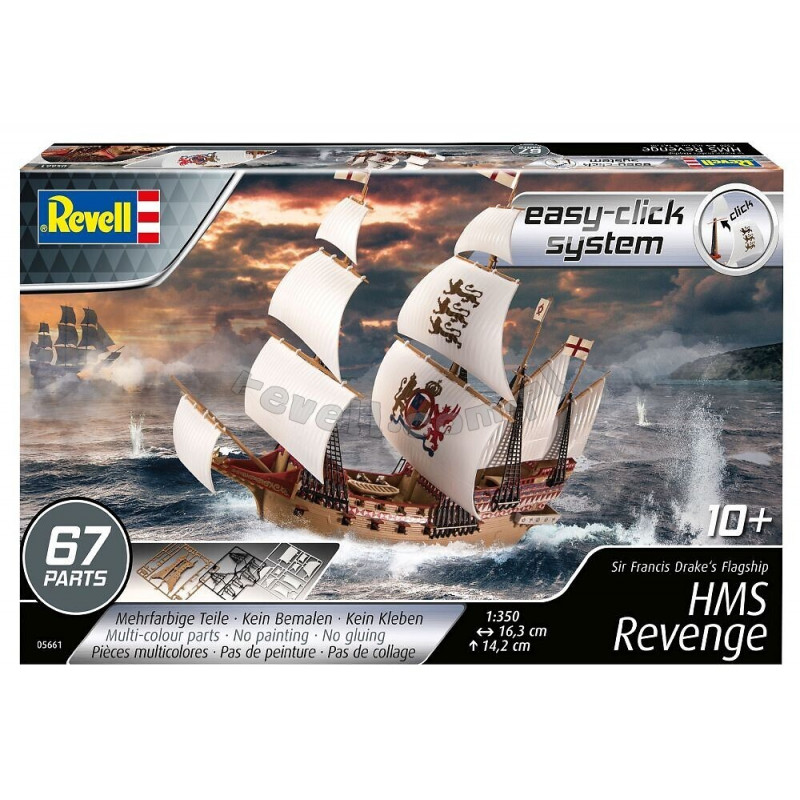 REVELL 1/350 HMS REVENGE / EASY CLICK    SYSTEM (05661)