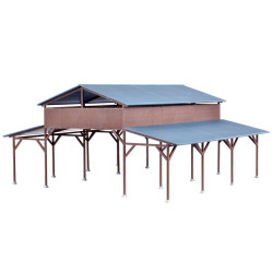 KIBRI 39095 H0 WOODEN SHED