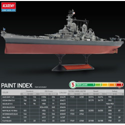 ACADEMY 1/700 BB-63 USS MISSOURI (14223) speciální edice